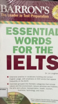 Image of Essential words for the IELTS