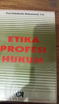 Image of Etika profesi hukum