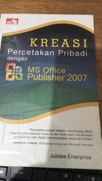 Image of Kreasi percetakan pribadi dengan ms office publisher 2007