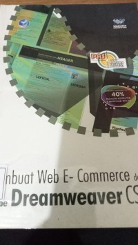Image of Membuat web e- commerce dengan adobe dreamweaver CS5.5