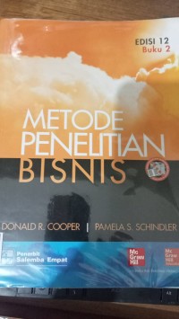 Image of Metode penelitian bisnis