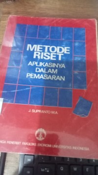 Image of Metode Riset Aplikasinya Dalam Pemasaran