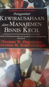 Image of Pengantar Kewirausahaan dan Manajemen Bisnis Kecil