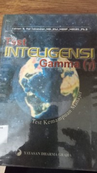 Image of Test Inteligensi gamma ( Y )