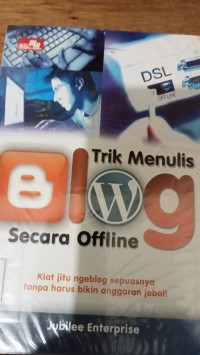 Image of trik menulis blog secara offline